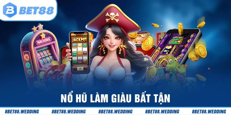 Làm giàu nhanh chóng cùng game slots đa dạng