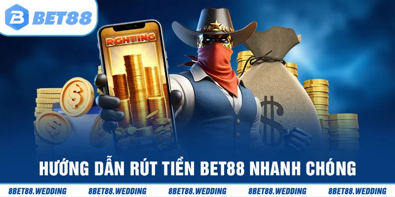 Hướng dẫn rút tiền bet88 nhanh chóng