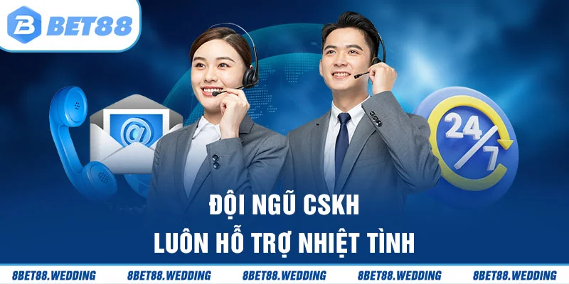 Đội ngũ CSKH luôn có mặt khi khách hàng cần hỗ trợ