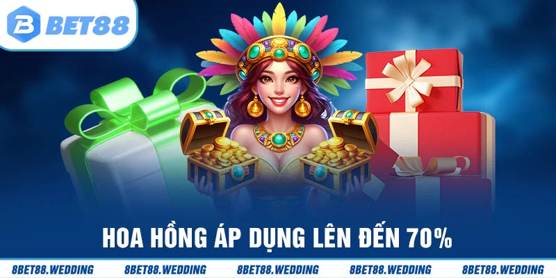 Mức hoa hồng khủng lên đến 70% dành cho đại lý