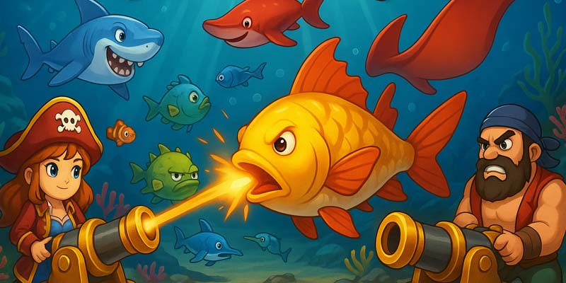 Hình các hình tượng nhân vật cực kỳ sống động trong bắn cá